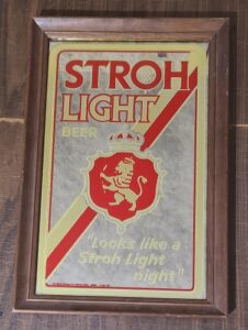 Stroh Light Beer Mirror stroh light beer mirror Stroh Light Beer Mirror strohlightmirror1982 226x300