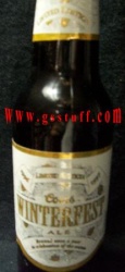 Coors Winterfest Beer Bottle