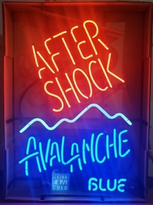 Aftershock Liqueur Neon Sign