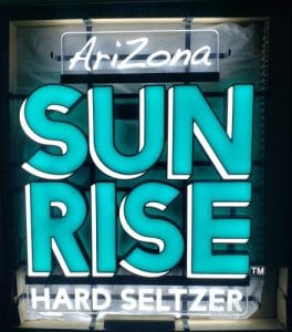 AriZona SunRise Hard Seltzer Sequencing LED Sign arizona sunrise hard seltzer sequencing led sign AriZona SunRise Hard Seltzer Sequencing LED Sign arizonasunrisehardseltzersequencingledblue 264x300