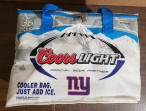Coors Light Beer NFL NY Giants Cooler Bag coors light beer nfl ny giants cooler bag Coors Light Beer NFL NY Giants Cooler Bag coorslightnygiantscoolerbag2011 300x228