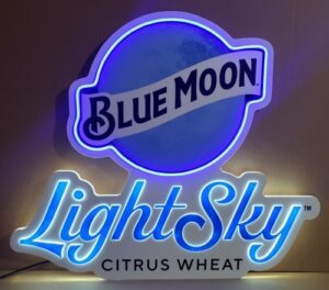 Blue Moon Light Sky Beer LED Sign