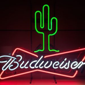 Budweiser Beer Cactus Neon Sign