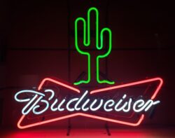 Budweiser Beer Cactus Neon Sign [object object] My Beer Sign Collection &#8211; Not for sale but can be bought&#8230; budweisercactus2007 e1711878536131
