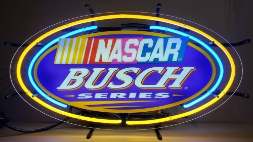 Busch Beer NASCAR Neon Sign