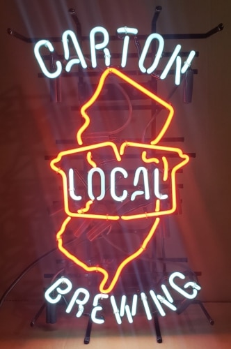 Carton Beer Neon Sign