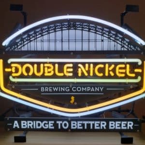 Double Nickel Beer Neon Sign