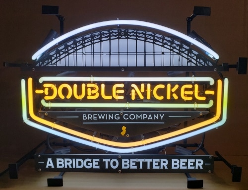 Double Nickel Beer Neon Sign