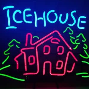 Icehouse Beer Cabin Neon Sign