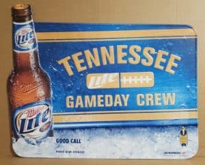 Lite Beer Football Tin Sign lite beer football tin sign Lite Beer Football Tin Sign litetennesseegamedaycrewtin2007 300x241