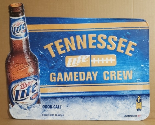 Lite Beer Football Tin Sign