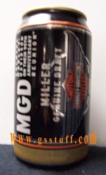 Miller Genuine Draft Harley Davidson Can