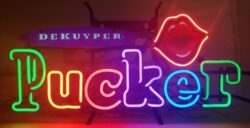 Pucker Liqueur Neon Sign [object object] My Beer Sign Collection &#8211; Not for sale but can be bought&#8230; pucker2002 e1737907789124