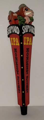 Shipyard Monkey Fist IPA Tap Handle