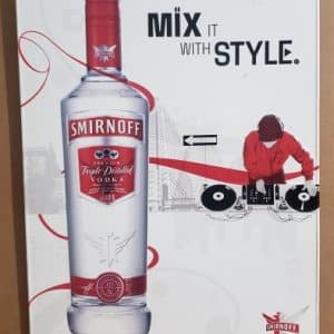Smirnoff Vodka Tin Sign