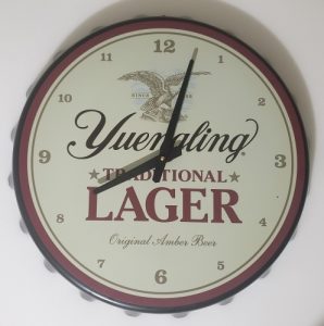 Yuengling Lager Cap Clock yuengling lager cap clock Yuengling Lager Cap Clock yuenglinglagerclocknib 298x300