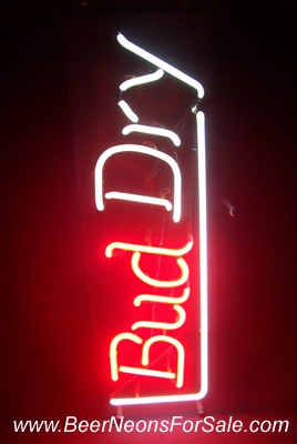 bud dry neon