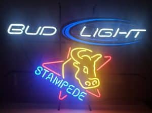 Bud Light Beer Stampede Bull Head Neon Sign bud light beer stampede bull head neon sign Bud Light Beer Stampede Bull Head Neon Sign budlightstampedebullhead2007 300x224