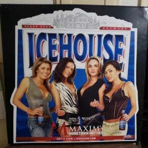 Icehouse Beer Maxim Tin Sign