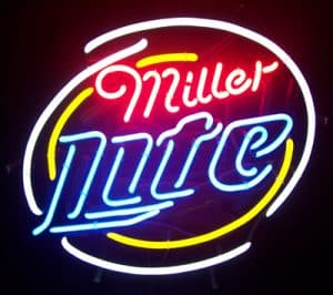 Miller Lite Beer Neon Sign Tube miller lite beer neon sign tube Miller Lite Beer Neon Sign Tube liteclubstyleused 300x266