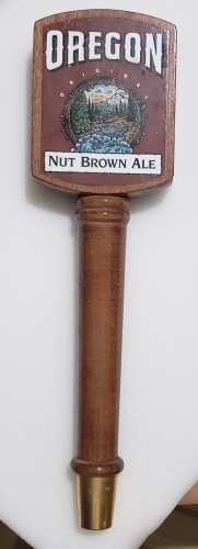 Oregon Nut Brown Ale Tap Handle