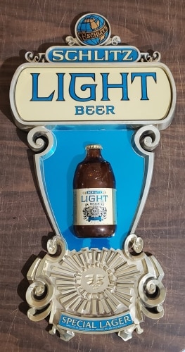 Schlitz Light Beer Sign