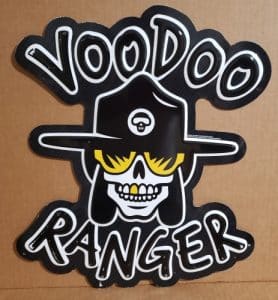 New Belgium VooDoo Ranger IPA Tin Sign new belgium voodoo ranger ipa tin sign New Belgium VooDoo Ranger IPA Tin Sign voodoorangertin2020scratch 278x300