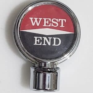 West End Beer Tap Handle