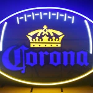 Corona Beer Football LED Sign