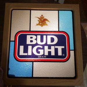 Bud Light Beer Panel Sign