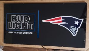 Bud Light Beer NFL Patriots LED Sign bud light beer nfl patriots led sign Bud Light Beer NFL Patriots LED Sign budlightpatriotsled2022off 300x173