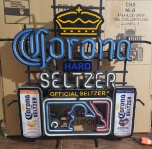 Corona Hard Seltzer Beer MLB LED Sign corona hard seltzer beer mlb led sign Corona Hard Seltzer Beer MLB LED Sign coronahardseltzermlbled2022off 300x294