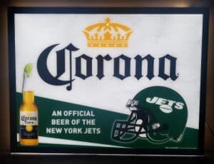 Corona Beer NFL Jets LED Sign corona beer nfl jets led sign Corona Beer NFL Jets LED Sign coronanyjetsled2021 300x230