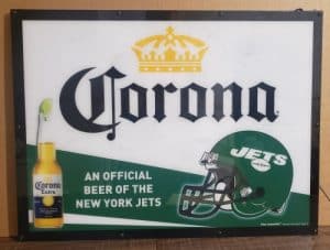 Corona Beer NFL Jets LED Sign corona beer nfl jets led sign Corona Beer NFL Jets LED Sign coronanyjetsled2021off 300x227