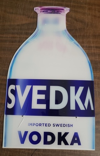 Svedka Vodka Neon Sign Panel