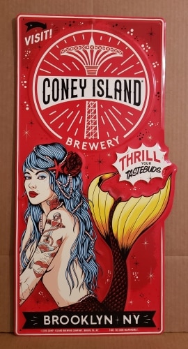 Coney Island Beer Tin Sign