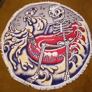 Pabst Blue Ribbon Beer Tablecloth