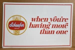 Schaefer Beer Tin Sign schaefer beer tin sign Schaefer Beer Tin Sign schaefertin2017 300x201