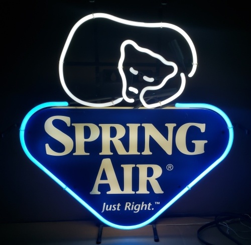 Spring Air Mattress Neon Sign