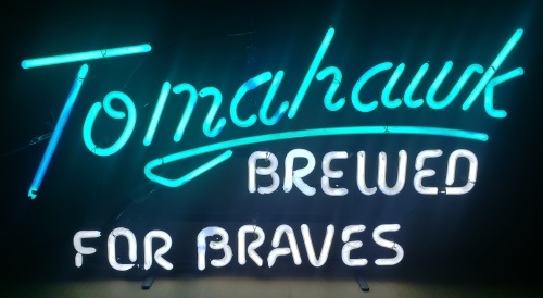 Tomahawk Beer Neon Sign