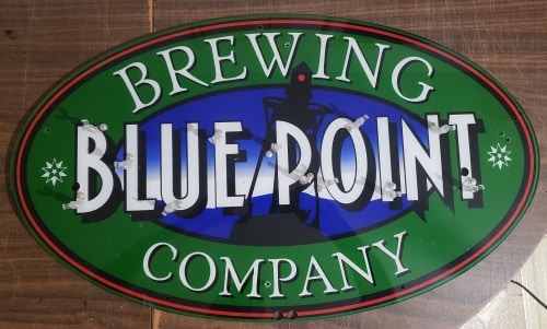 Blue Point Beer Neon Sign Panel