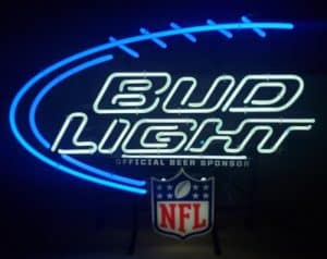 Bud Light Beer NFL Neon Sign bud light beer nfl neon sign Bud Light Beer NFL Neon Sign budlightnfl2012 300x238