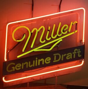 Miller Genuine Draft Beer Neon Sign