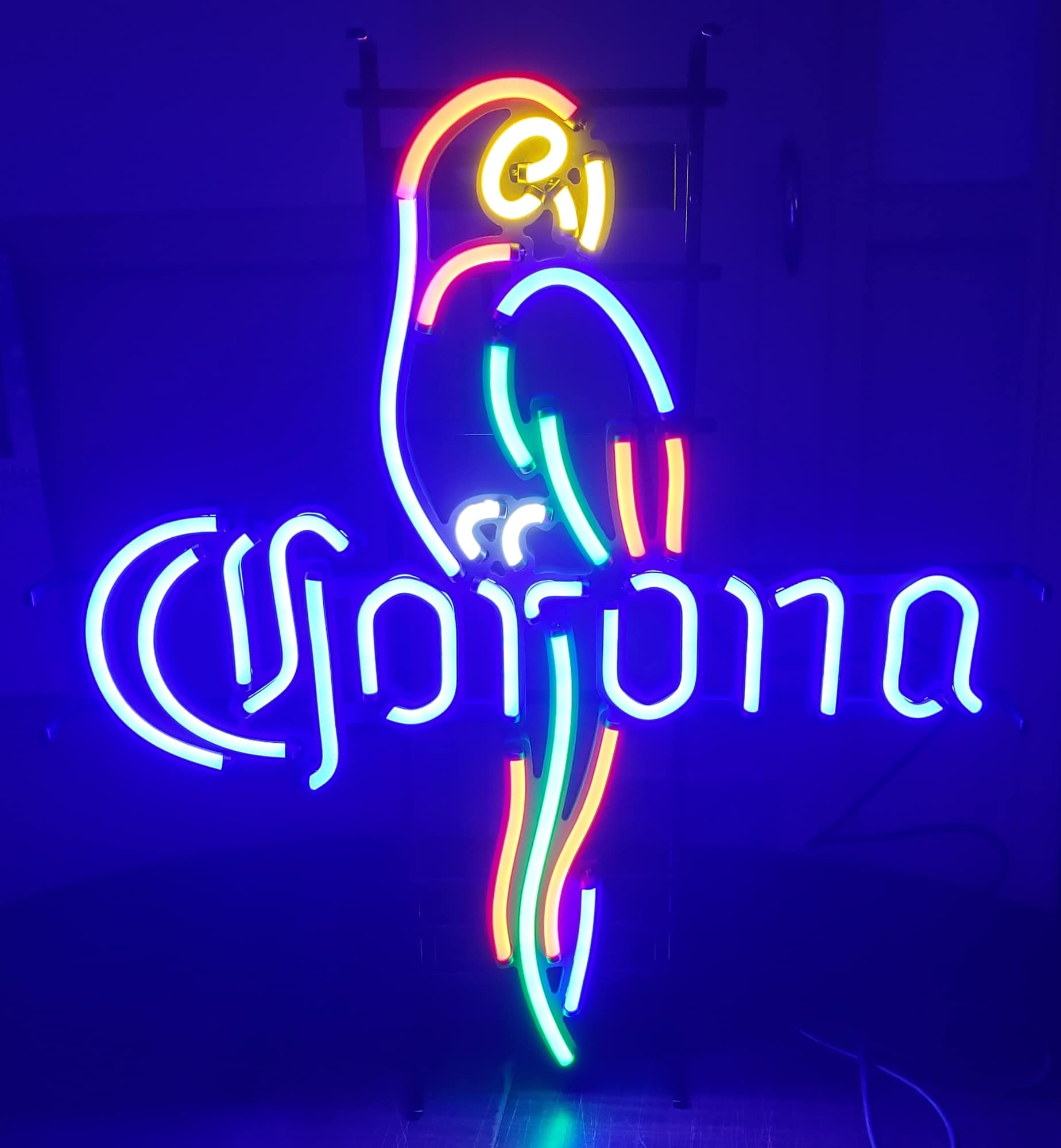 Corona Beer Parrot LED Sign