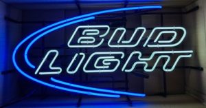 Bud Light Beer Neon Sign   budlighticonic2012 300x157