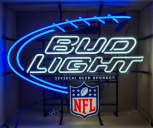 Bud Light Beer NFL Neon Sign