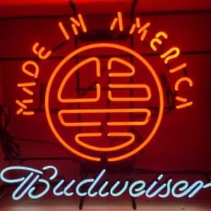 Budweiser Beer America Neon Sign