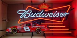 Budweiser Beer NASCAR Neon Sign [object object] My Beer Sign Collection &#8211; Not for sale but can be bought&#8230; budweiserracing2007 e1694030091884