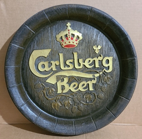 Carlsberg Beer Barrel Sign