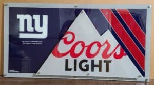 Coors Light Beer NFL Giants LED Sign coors light beer nfl giants led sign Coors Light Beer NFL Giants LED Sign coorslightnygiantsled2018off 300x167
